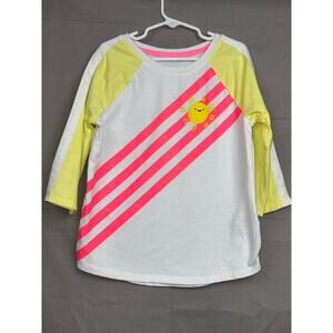 Cat & Jack Girls Sunshine Striped Shirt, Size M